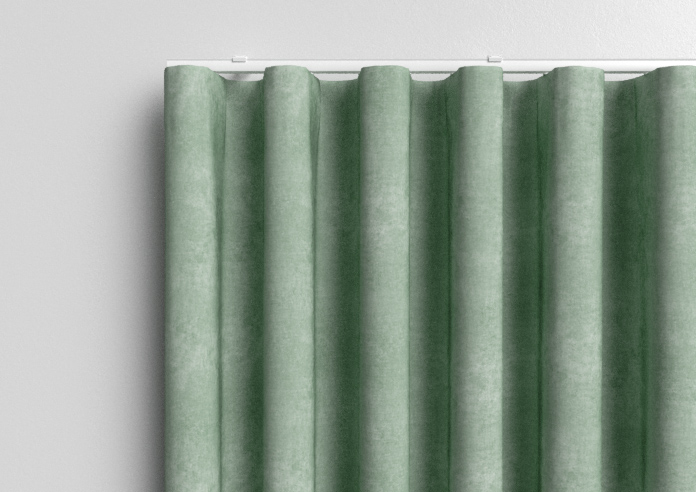 Florence Faux Suede, Light Jade - Made to Measure Curtains - Image 14